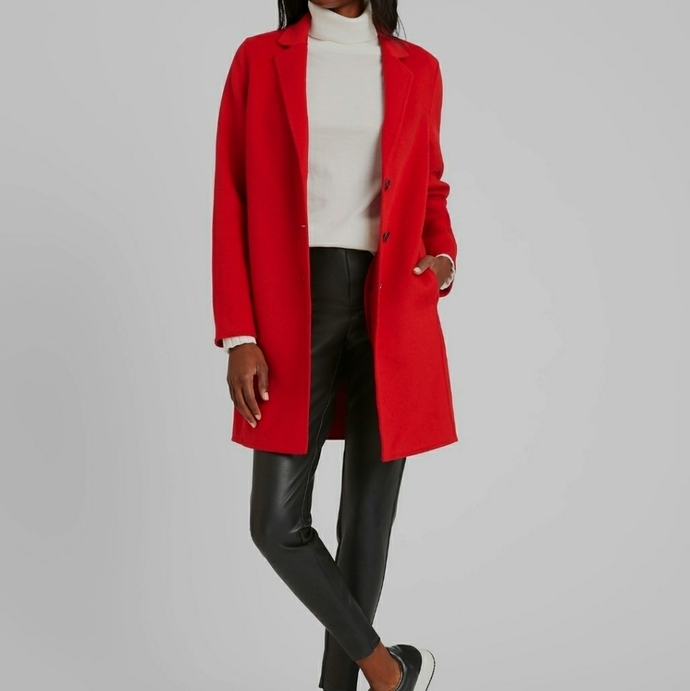 BANANA REPUBLIC Unlined Double-Faced Top Coat